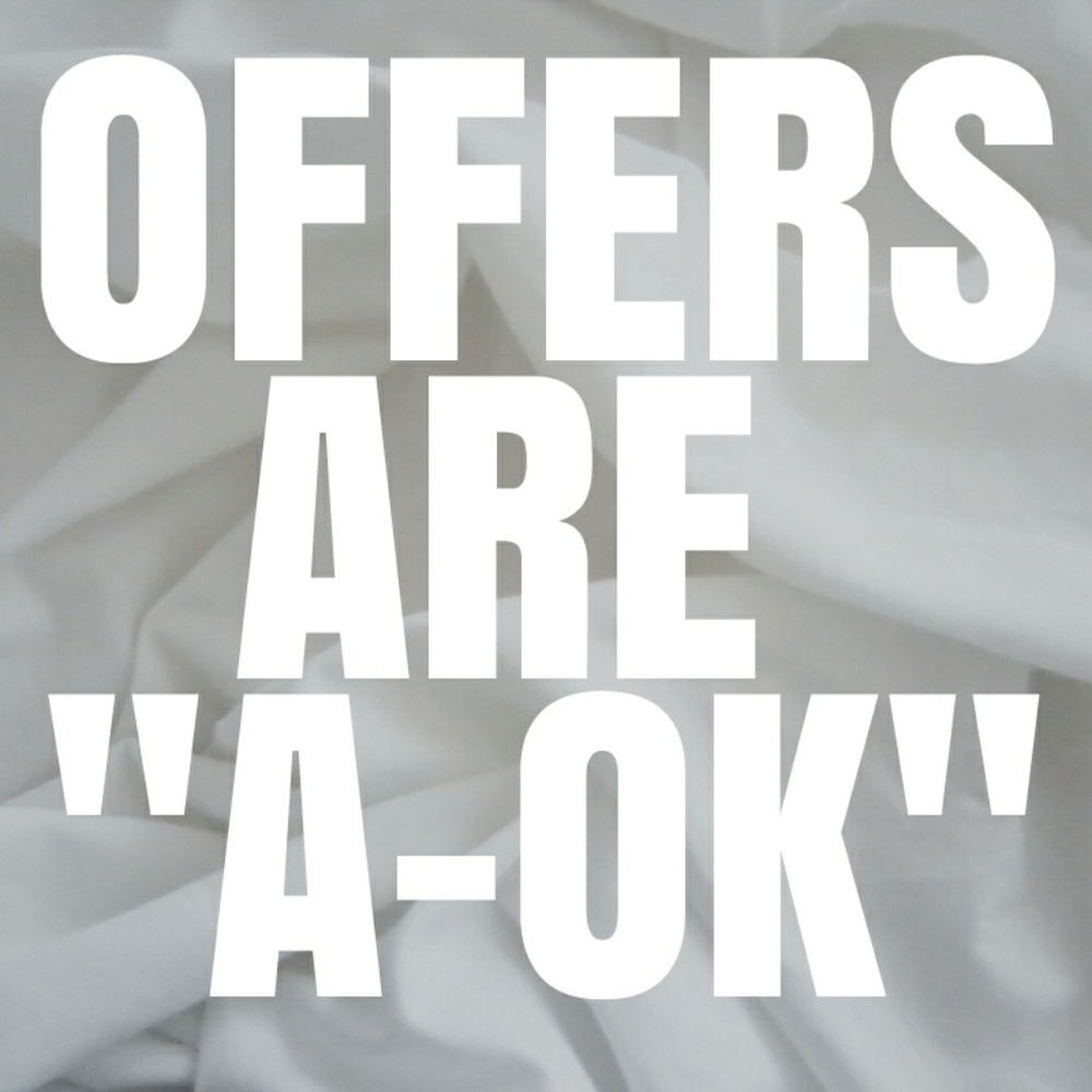 •Offers are ok•